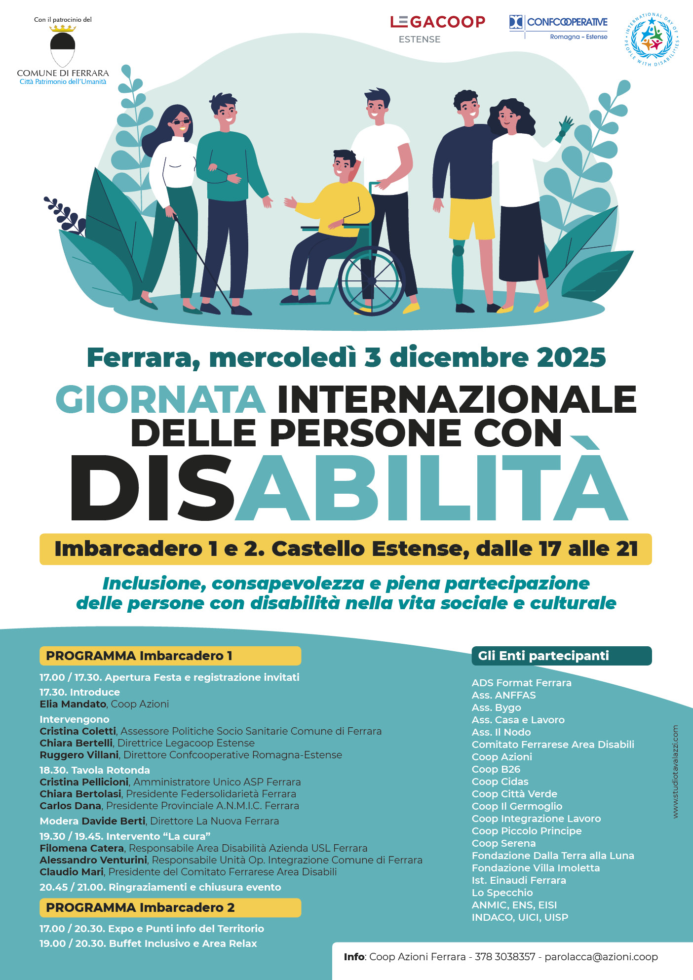 Banner giornata mondiale delle persone con disabilità